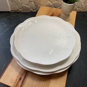 LENOX | Set of 4 Plates | Butterfly Meadow Cloud | 2 Dinner, 2 Side Plates